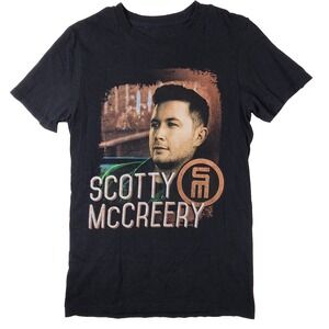 Scotty‎ McCreery Seasons Change Tour Graphic T Shirt Black Mens Size Small